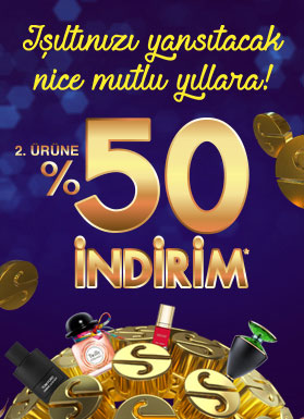 Sevil Aralik 2018  Kampanya 2. ürüne %50 indirim.