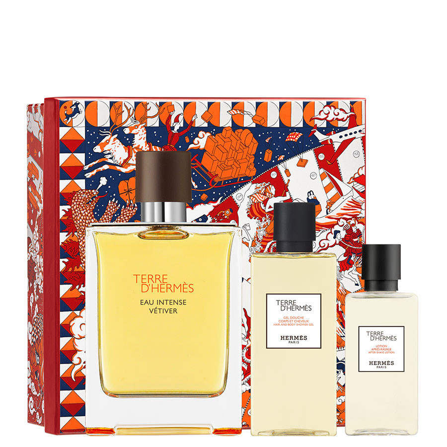 Hermes Terre D'Hermès Eau Intense Vétiver EDP 100ML Erkek Parfüm Seti