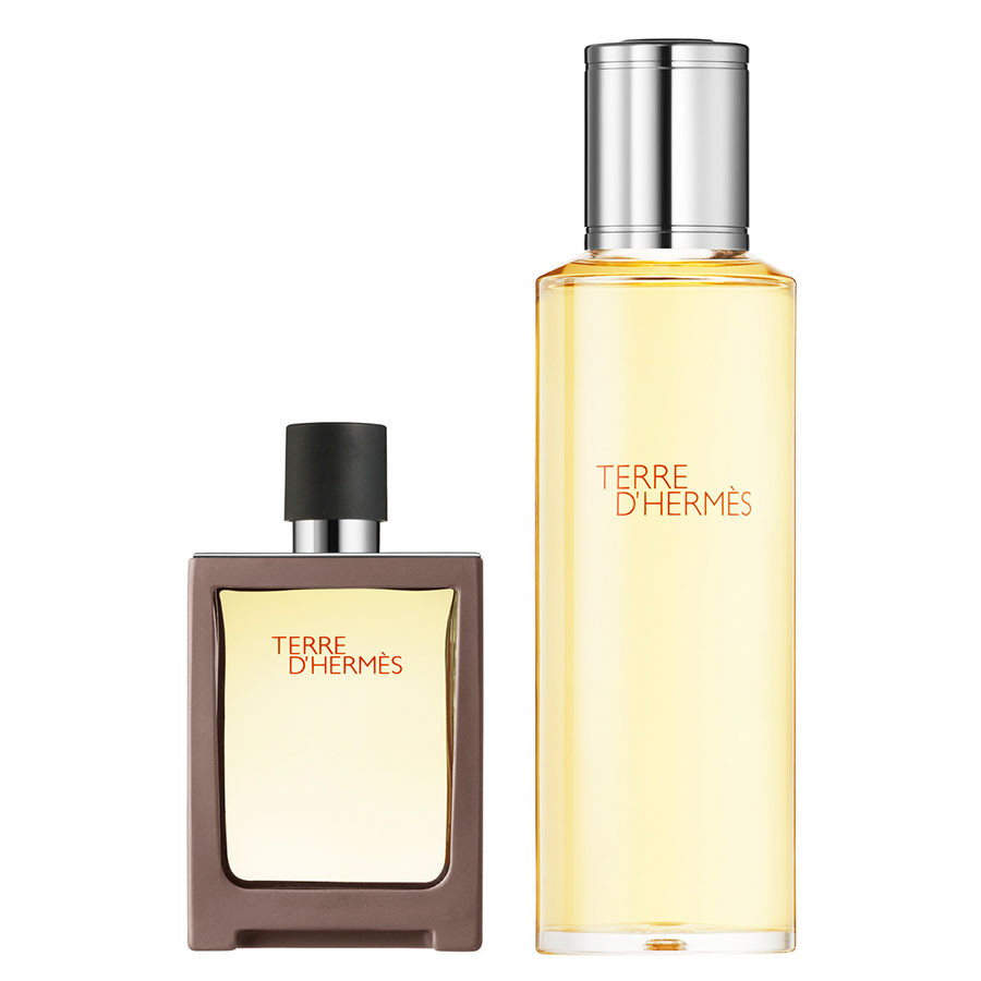 Terre D'Hermès, Eau De Toilette, 121Gr 30ML Seyahat Boyu Sprey Ve 125ML Yedeği
