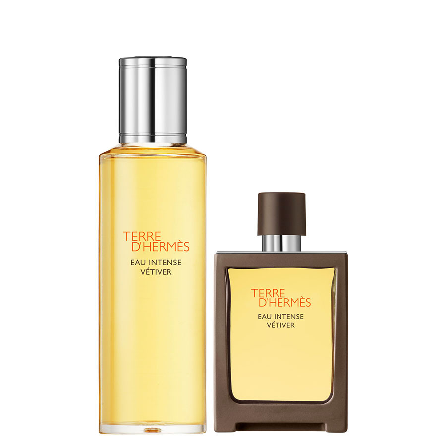 Terre D'Hermès Eau Intense Vétiver, Eau De Parfum, Seyahat Tipi Sprey 121 Gr 30 Ml Ve Doldurma Yedeği