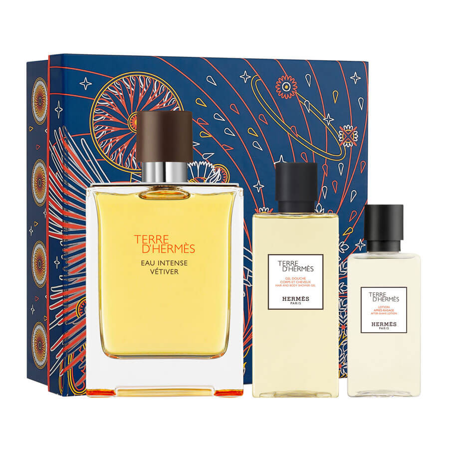 Hermes Terre D'Hermes Eau Intense Vetiver EDP 100ML Erkek Parfüm Seti 2