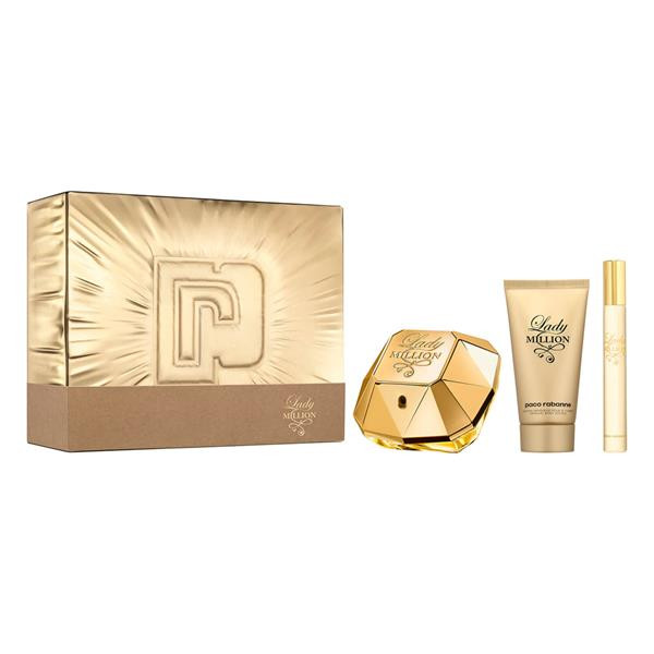 Paco Rabanne Lady Million EDP 80ML Kadın Parfüm Seti