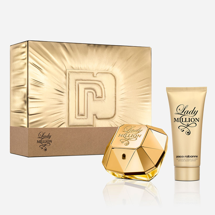 Paco Rabanne Lady Million EDP 80ML Kadın Parfüm Seti