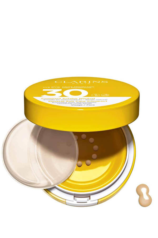 Clarins Suncare Face Compact SPF30 Fondöten Yüz Koruma