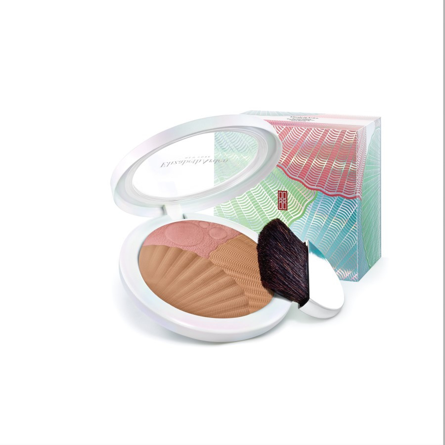 Elizabeth Arden Sunkissed Pearls Bronzer And Highlighter Deep Pearls 02 