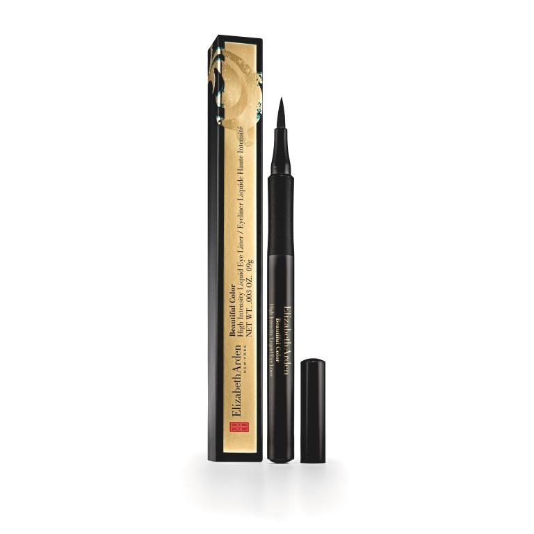 Elizabeth Arden Beautiful Color  H/ints Liq Eye Liner - Jet Black