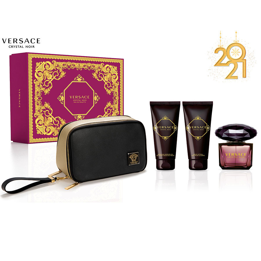 Versace Crystal Noir EDT 90ML Kadın Parfüm Seti