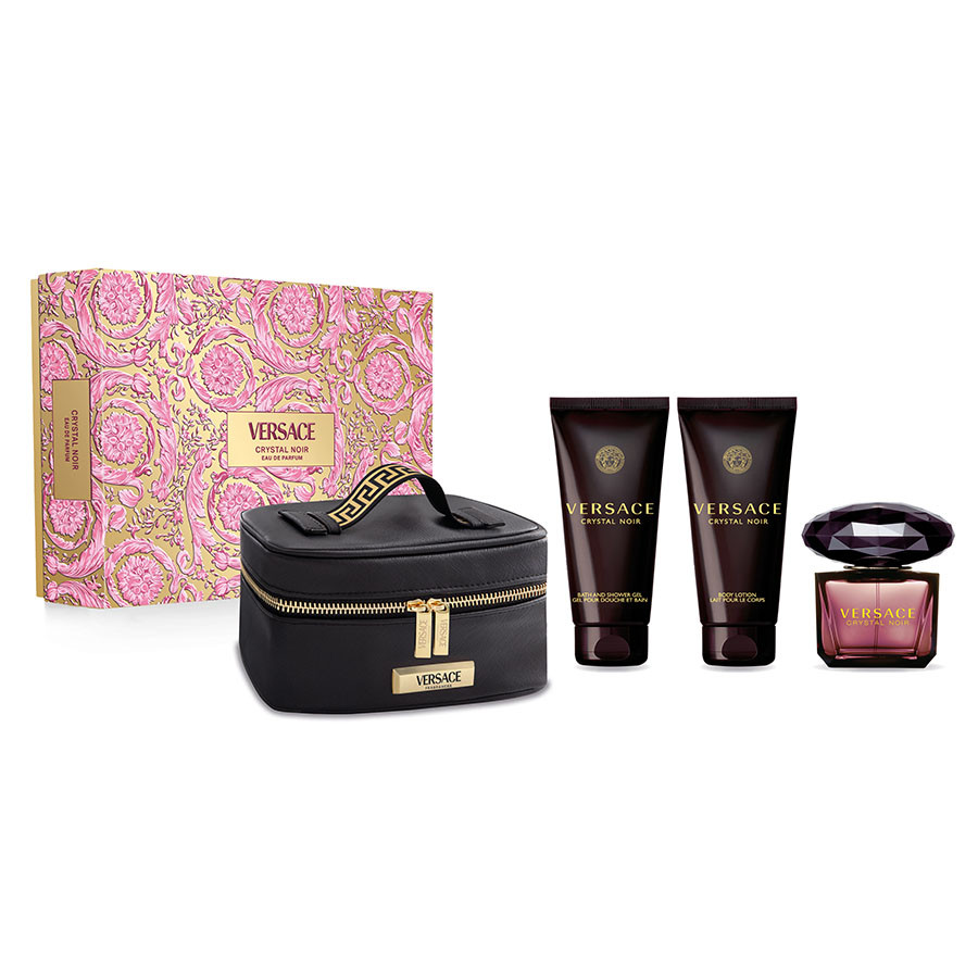 Versace Crystal Noir EDP 90ML Kadın Parfüm Seti