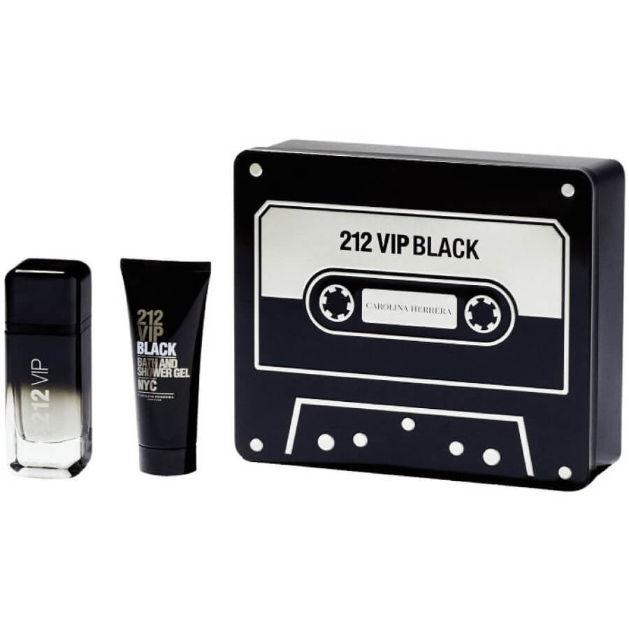 Carolina Herrera 212 Vip Black EDP 100ML Erkek Parfüm Seti