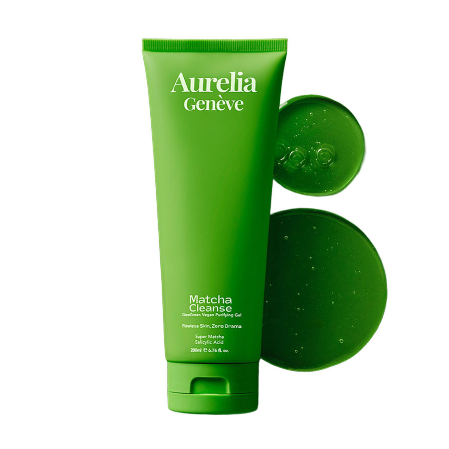Aurelia Geneve Matcha Cleanse Glowgreen Vegan Purifying Gel 200ML Temizleme Jeli
