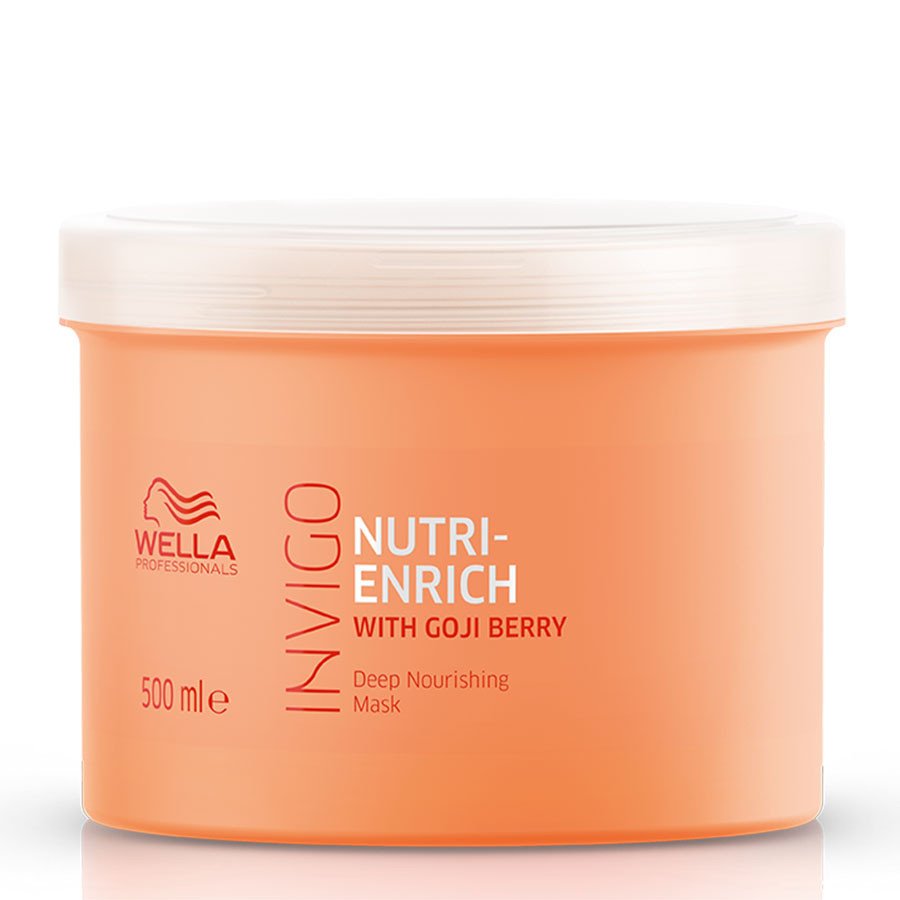 Wella Invigo Nutri Enrich Kuru Yıpranmış Saçlar İçin Nemlendirici Onarıcı Maske 500ml