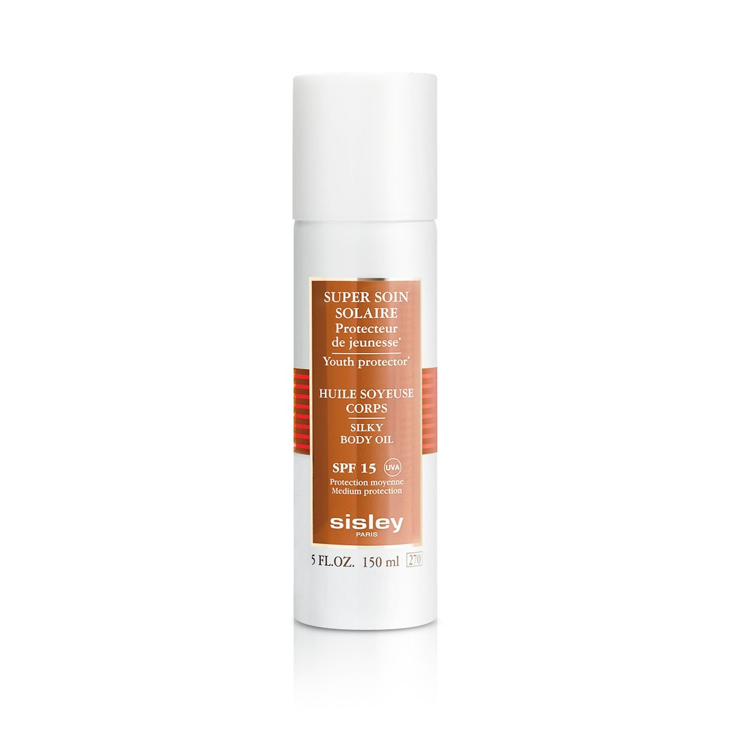 Sisley Super Huile Soyeuse Corps & Silky Body Oil SPF15 UVA Güneş Koruyucu ve Bakımı