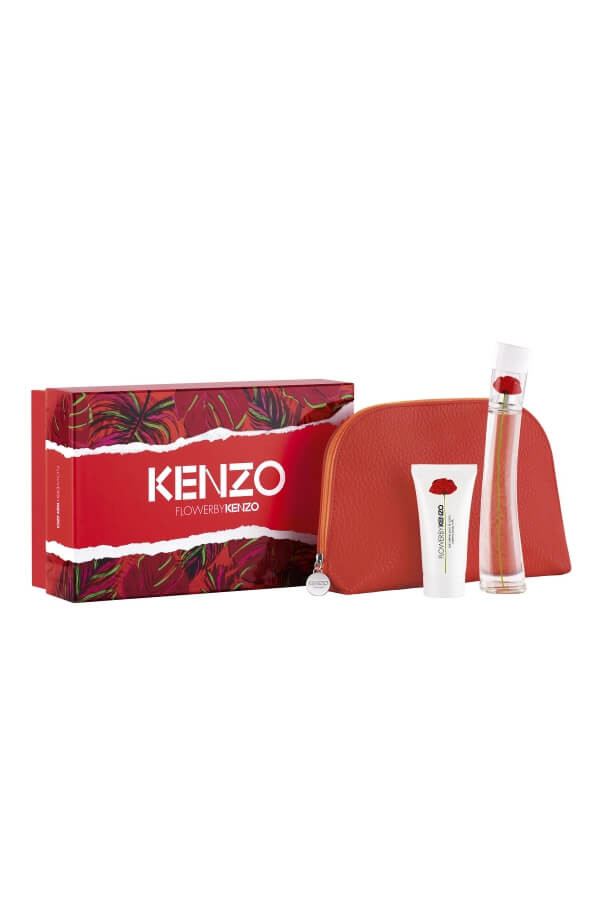 Kenzo Flower By Kenzo EDP 50ML + Pouch Kadın Parfüm Seti