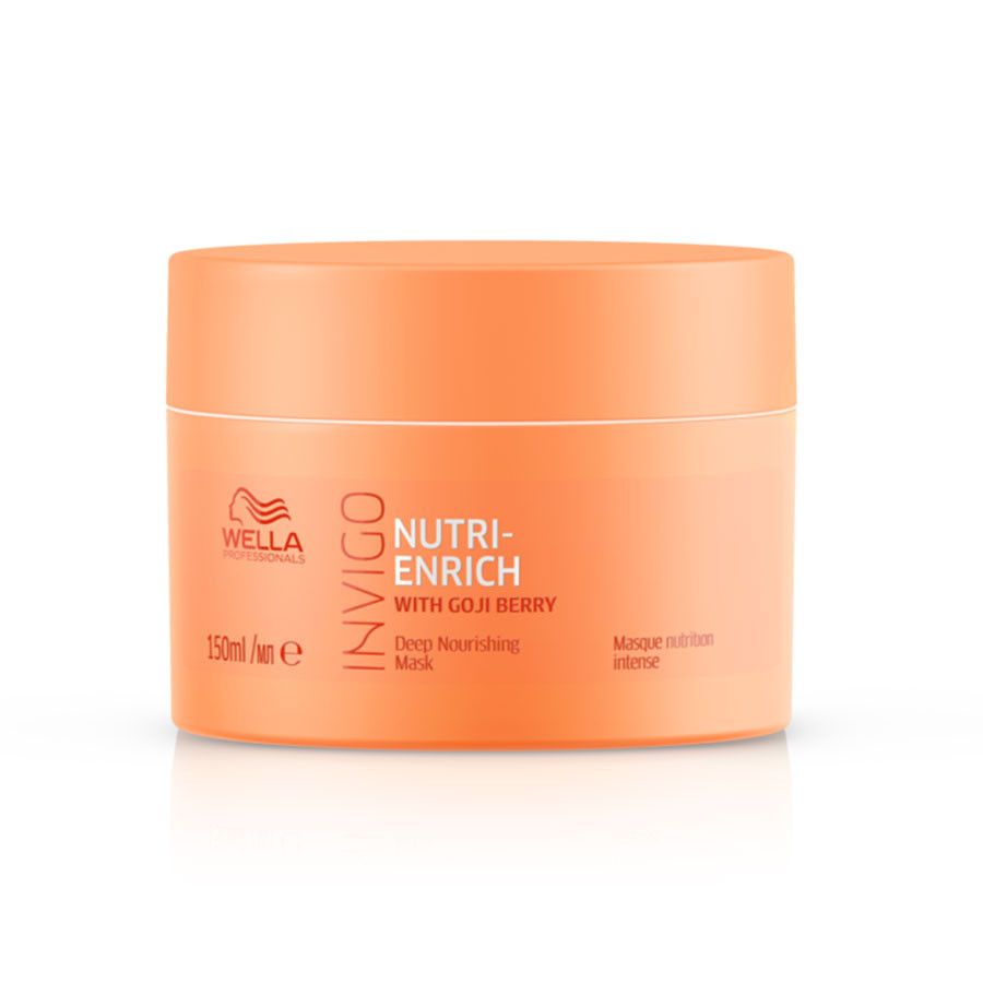 Wella Invigo Nutri Enrich Kuru Yıpranmış Saçlar İçin Nemlendirici Onarıcı Maske 150ml