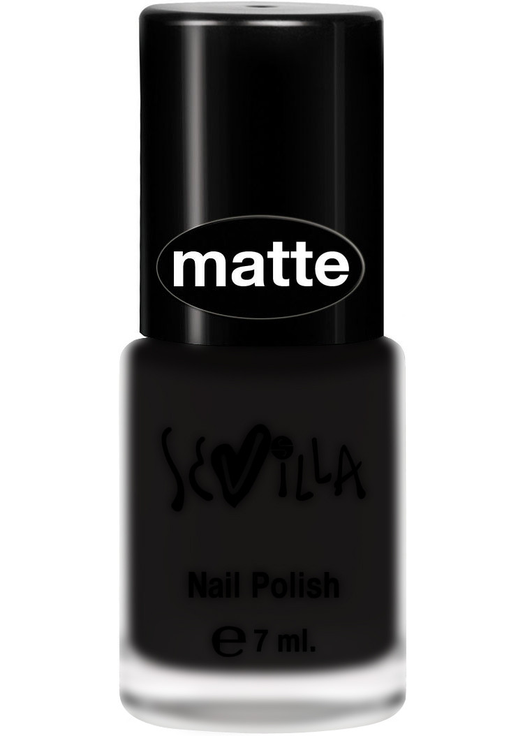 Sevilla Nail Polish Mat  200 Mat Siyah