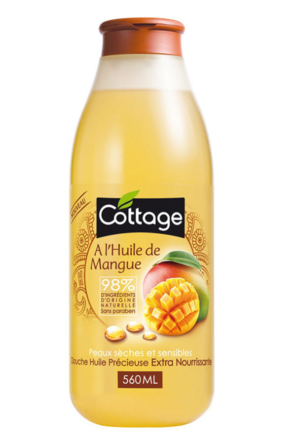 Cottage Extra Nourishing Oil Shower Mango 560ML Duş Jeli - Vücut ve Saç
