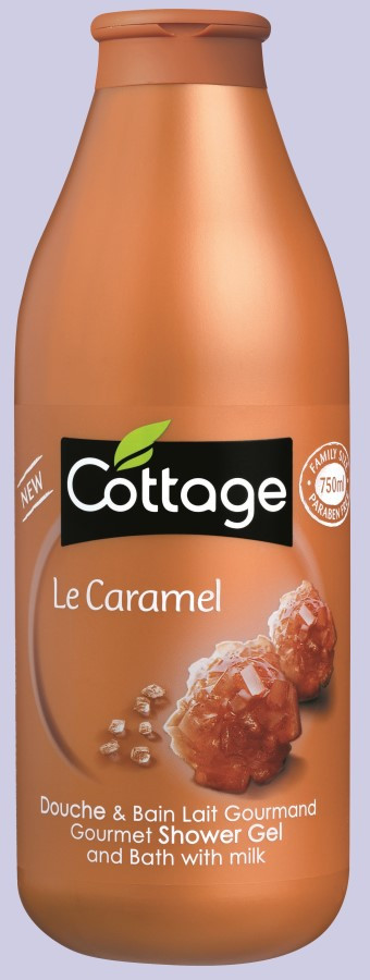 Cottage Shower Gel &  Bath Milk Caramel 750 ML