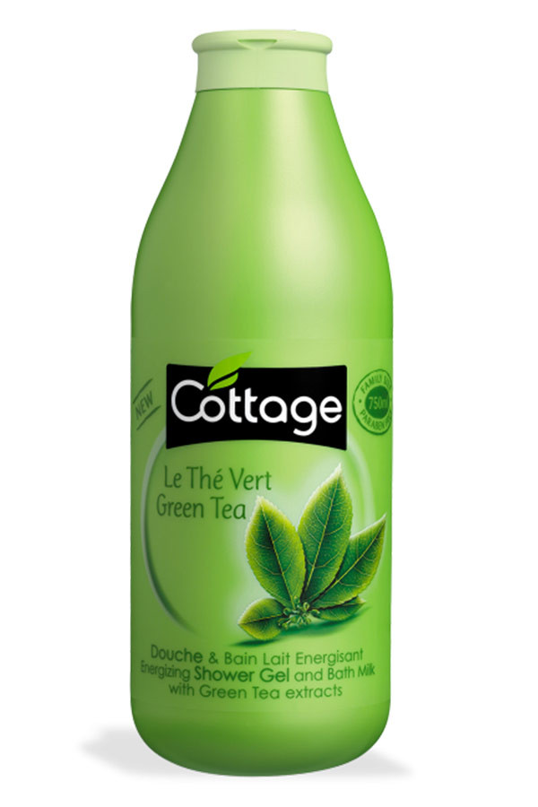 Cottage Shower Gel & Bath Milk Green Tea 750ML Duş Jeli - Vücut ve Saç