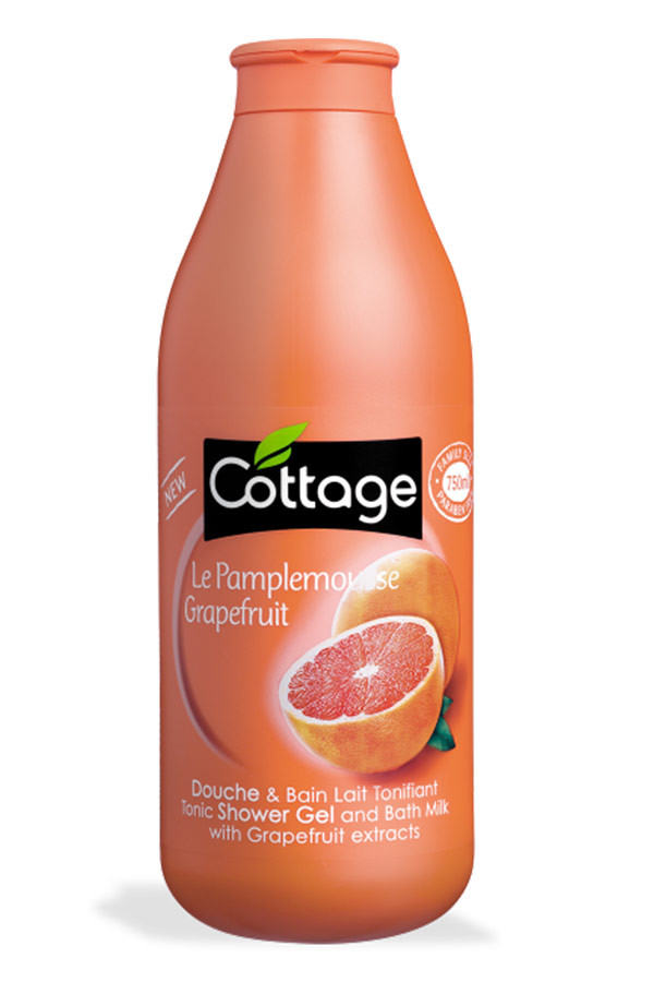 Cottage Shower Gel & Bath Milk Grapefruit 750ML Duş Jeli - Vücut ve Saç
