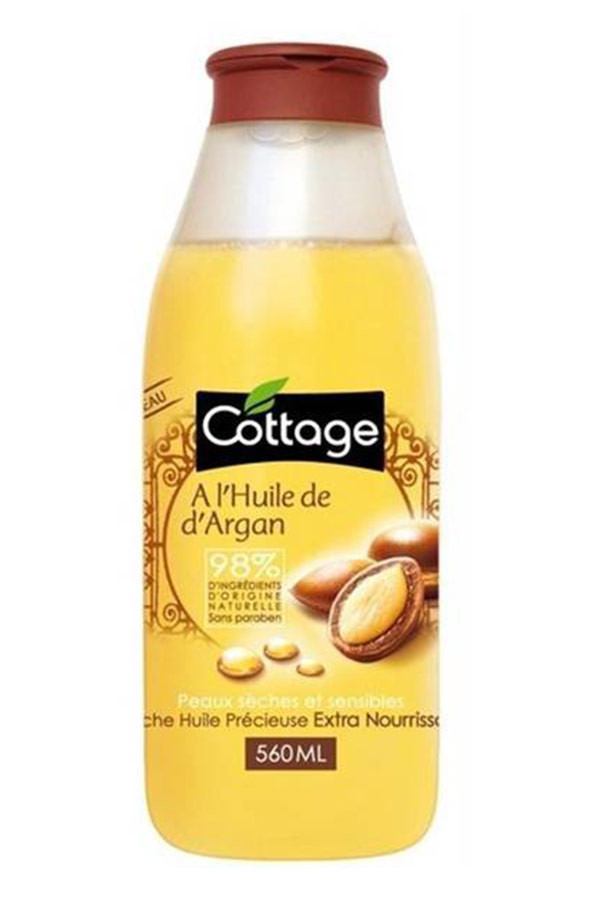 Cottage Extra Nourishing Oil Shower Argan 560ML Duş Jeli - Vücut ve Saç