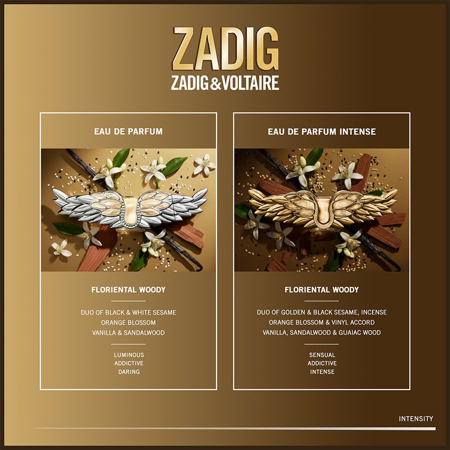 Zadig & Voltaire L'Intense Eau De Parfum Intense 50ML Kadın Parfüm