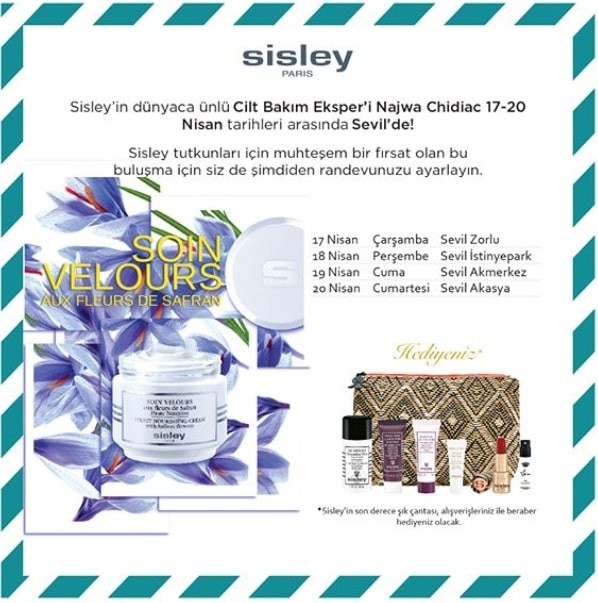 NAJWA CHIDIAC CİLT BAKIM UZMANI SEVİL'DE!