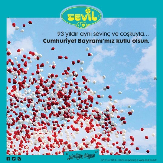 CUMHURİYET BAYRAMIMIZ KUTLU OLSUN!