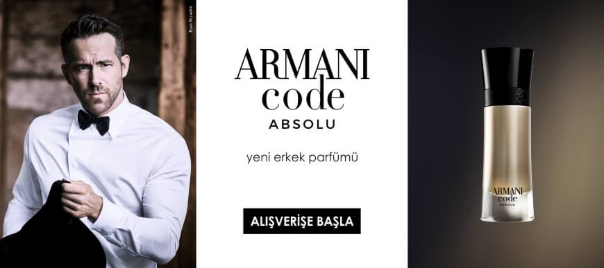 GIORGIO ARMANI'DEN CODE ABSOLU, YEPYENİ BİR ERKEK KOKUSU