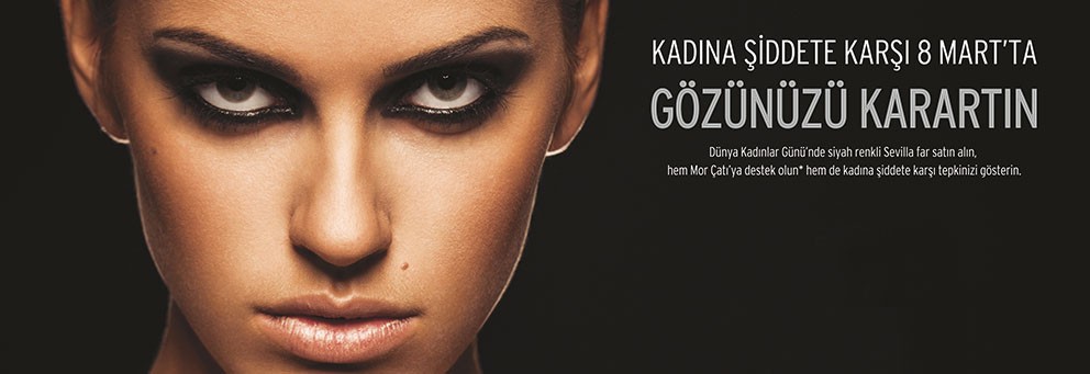 KADINA ŞİDDETE KARŞI GÖZÜNÜ KARART